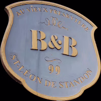 Logo Au Vieux Presbytère - Gîte et Auberge de charme à Saint-Léon-de-Standon
